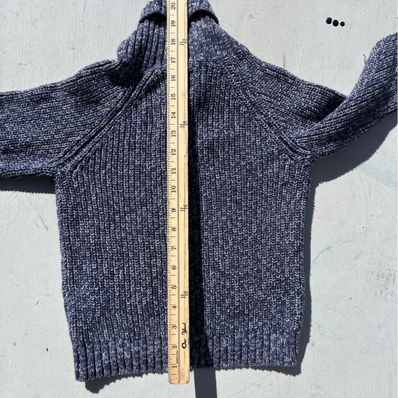 Kid's OshKosh Sweater Multicolor Knit Cardigan 6 Button City School Preppy Solid - Picture 12 of 12